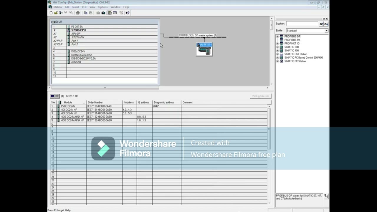 83: Troubleshoot a PROFIBUS Station Failure  || Simatic Manager Step 7 Tutorial