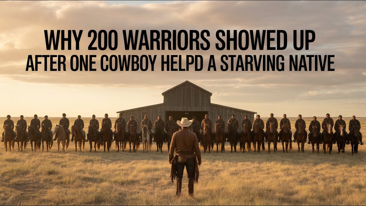 Why 200 Warriors Showed Up After One Cowboy Helped a Starving Native
