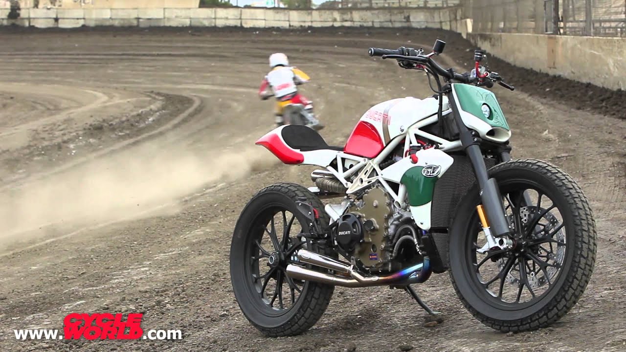 Riding Roland Sands Design's Desmosedici Street Tracker