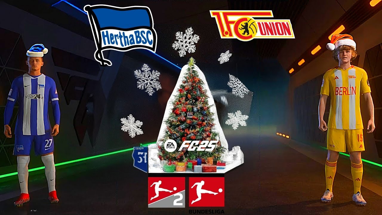FC 25 - Hertha BSC Berlin vs 1.FC Union Berlin | Weihnachtsspiel | Bundesliga | 2.Bundesliga | PS5™