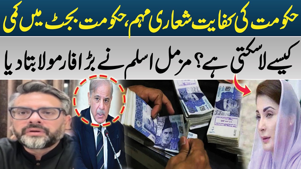 Muzzammil Aslam Reveals Formula to Reduce Government Budget Spending | PK Politics | Pakistan News