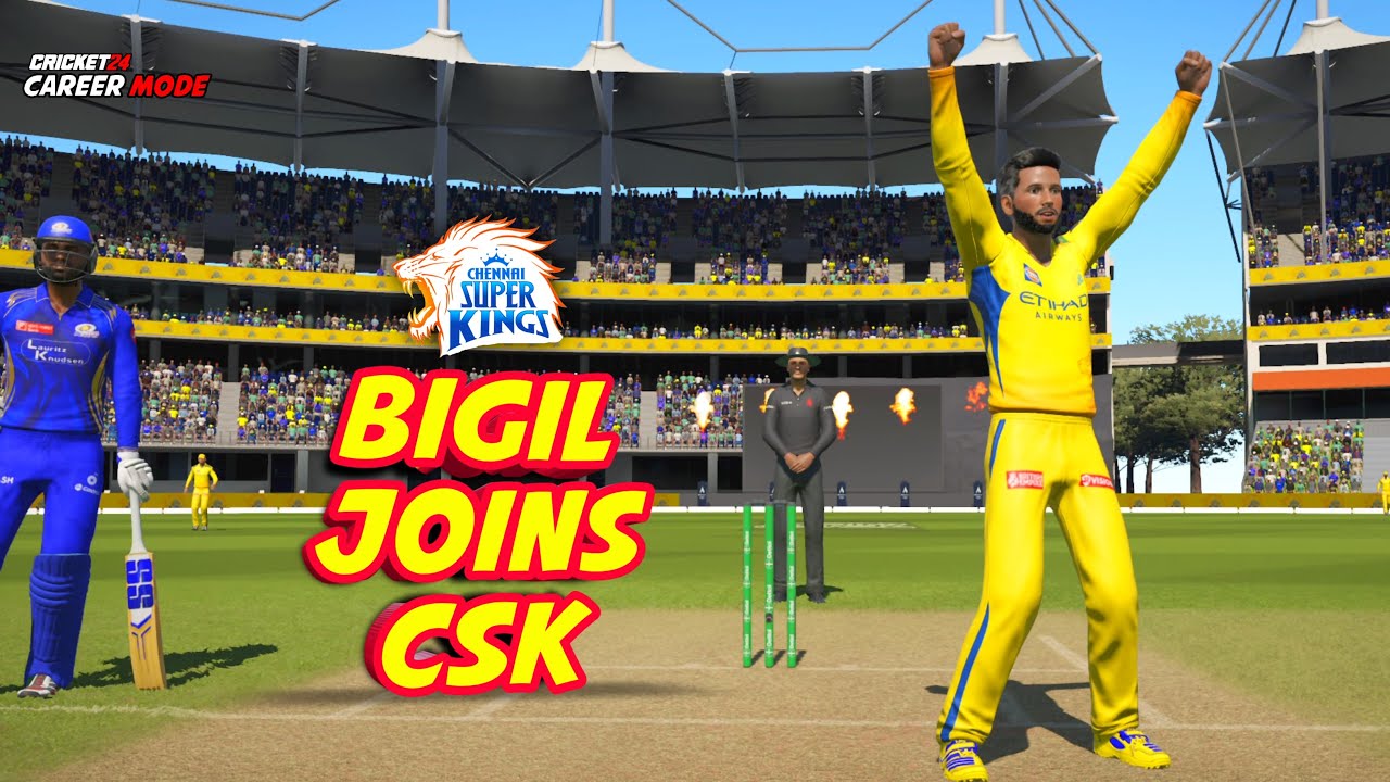 🦁 BIGIL JOINS CSK 💛 CAREER MODE IS BACK 💥