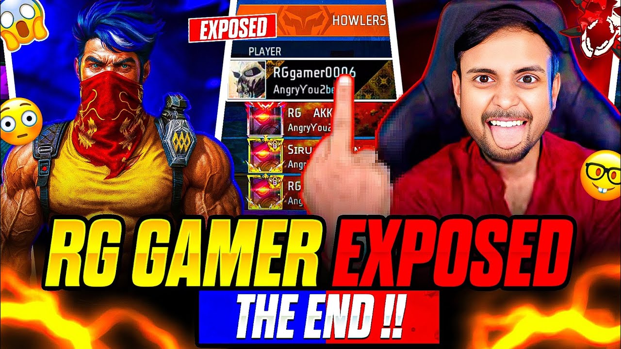 RG GAMER EXPOSED 😡 ANGRY YOUTUBER KO उसकी औकात दिखा डी  🤯🔥 - GARENA FREE FIRE