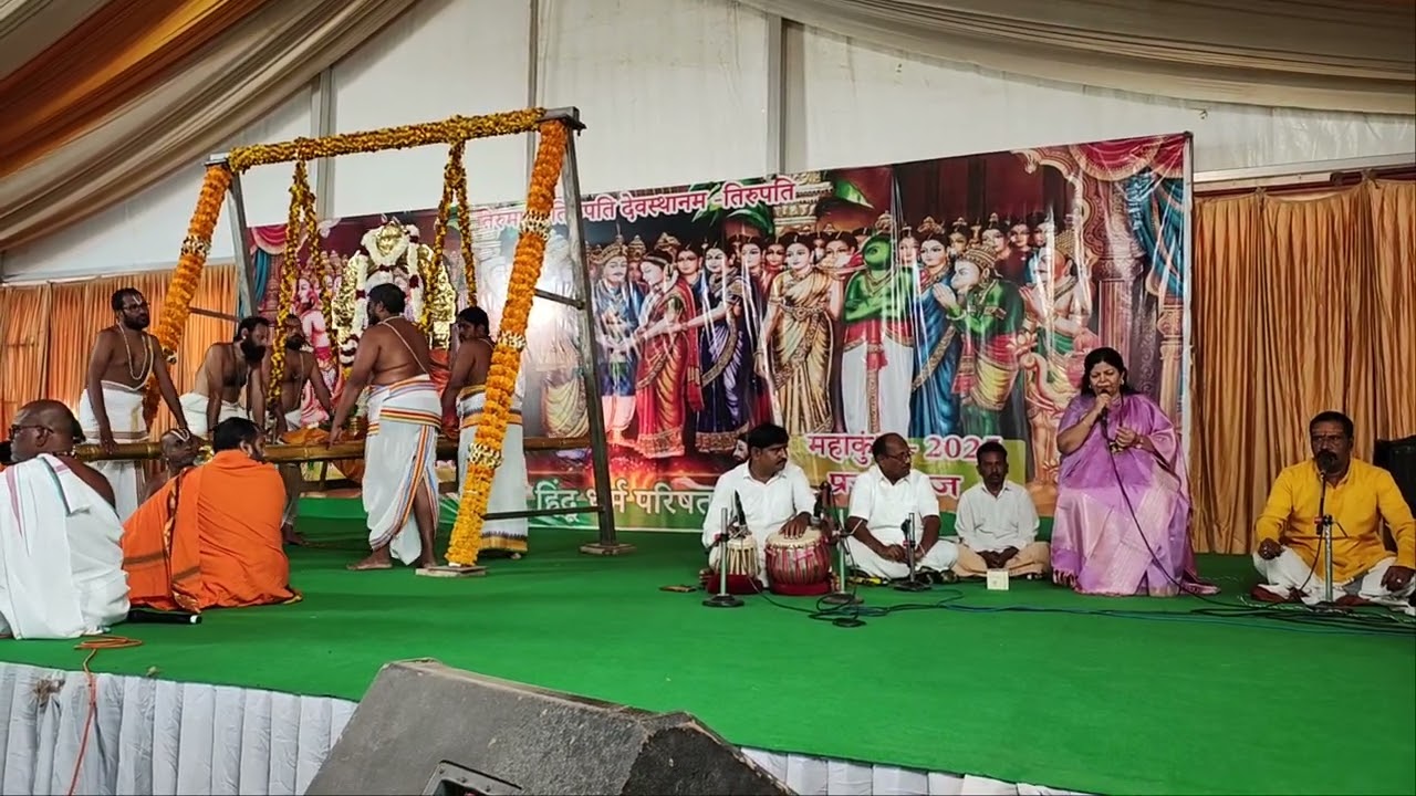 Dr. Shobha Raju Amma's concert - Maha Kumb prayagraj - TTD - 24.2.25 - padeymu nemu song