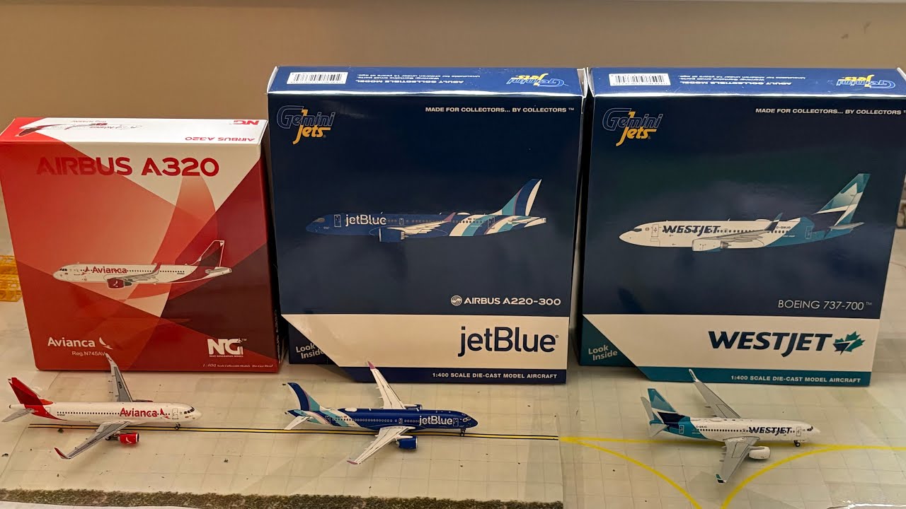 NG&GEMINI JETS UNBOXING:3 NEW MODELS