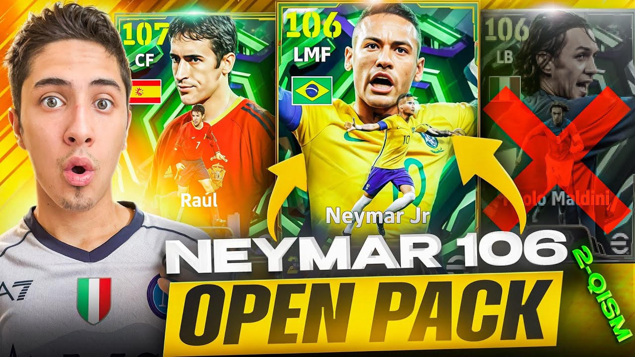 🇧🇷NEYMAR 106 | 2 - QISM OPEN PACK & GAMEPLAY🔥
