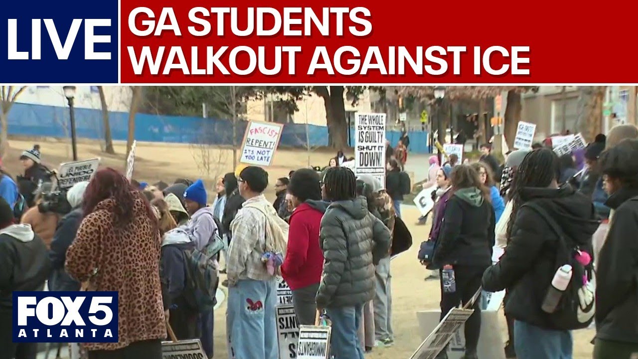 FOX 5 News LIVE | GA students walk out against ICE amid reports of agents in the state