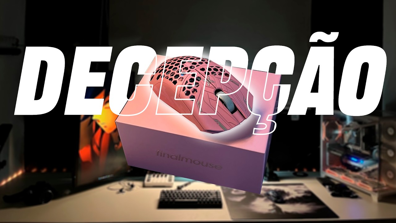 Esse mouse é uma decepção... pelo menos é bonito - FinalMouse ULX Sakura