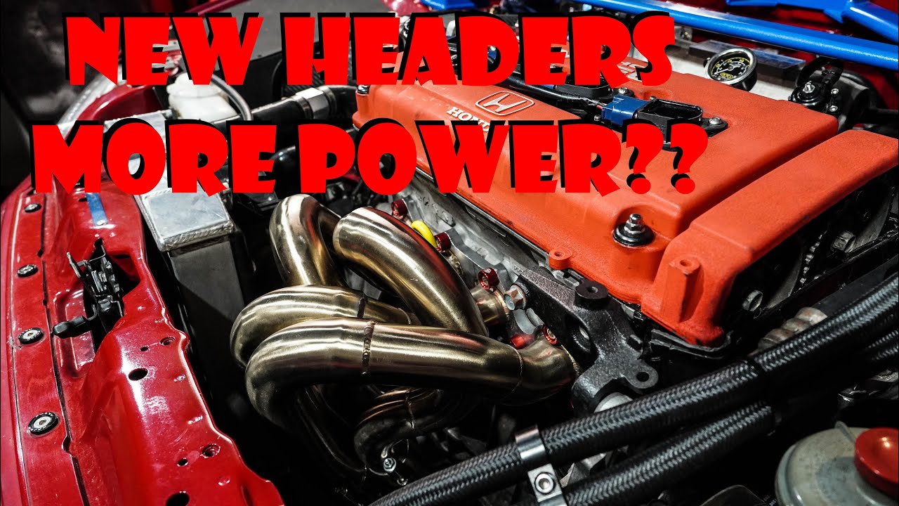 Installing PLM BISI Style Headers On A B16 Eg Civic| Do They Make More Power??