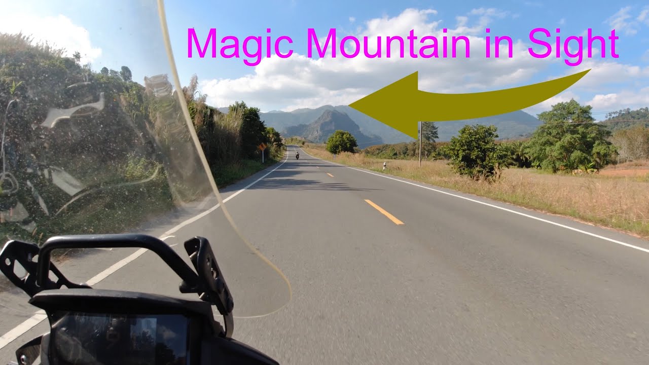 Thailand Route 1148: Scenic Motorcycle Ride to Magic Mountain on CB500X Raw Moped Sound