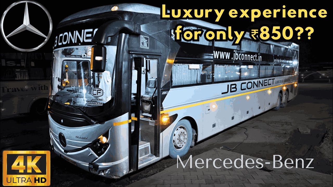 MERCEDES-BENZ Luxury sleeper bus Travel ASMR 4K