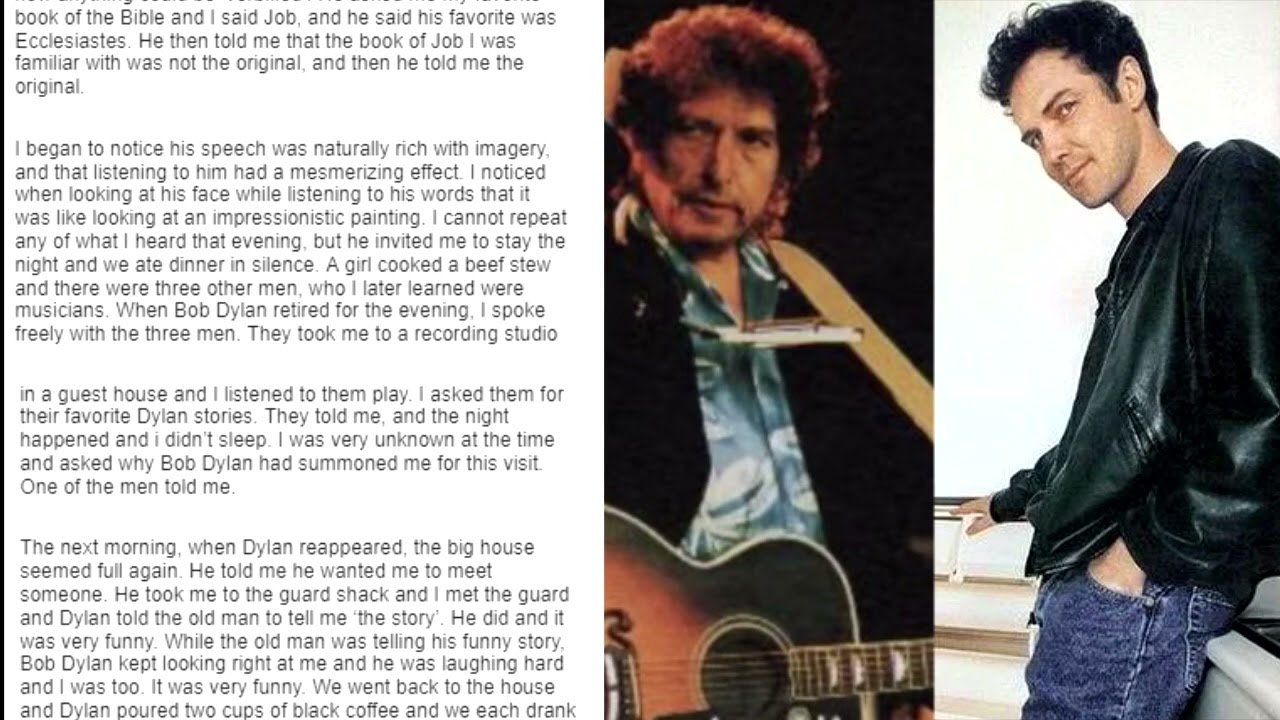 Norm Macdonald's Bob Dylan story from Twitter
