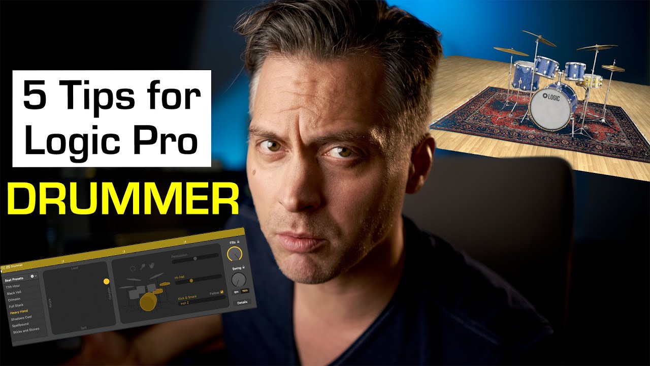 5 Top Tips for Logic Pro's DRUMMER!