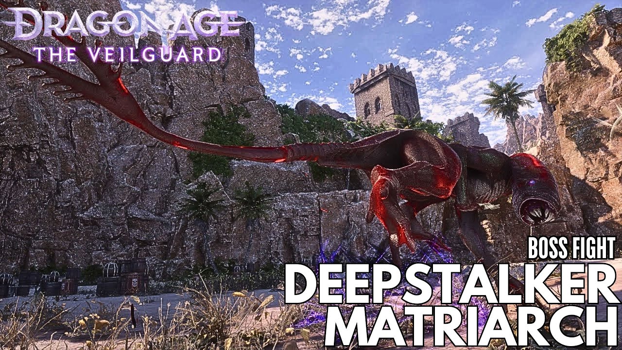 Dragon Age Veilguard - Rook vs Deepstalker Matriarch  Boss Fight | 4K