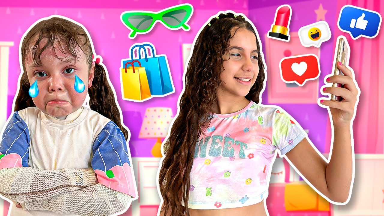 SARAH e ELOAH em uma HISTÓRIA ENGRAÇADA da IRMÃ ADOLESCENTE