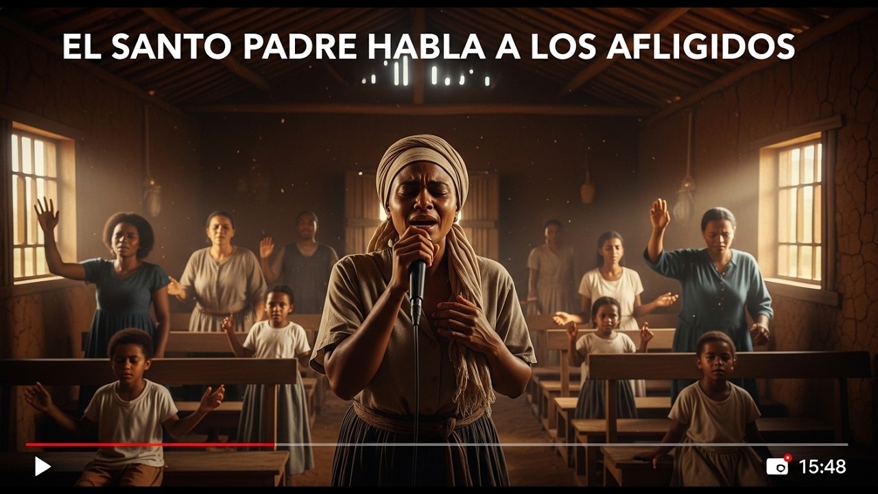 El santo padre habla ahora a los afligidos