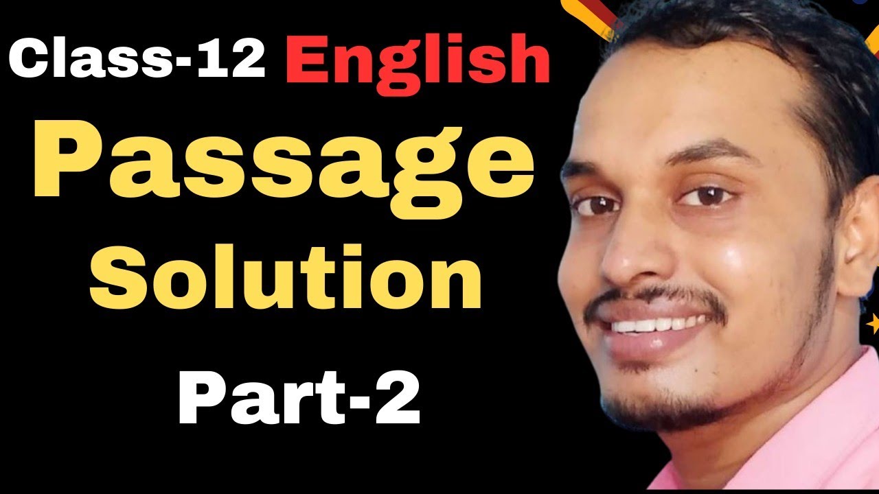 Unseen passage | part-2 | Online Class by Shyam Sir