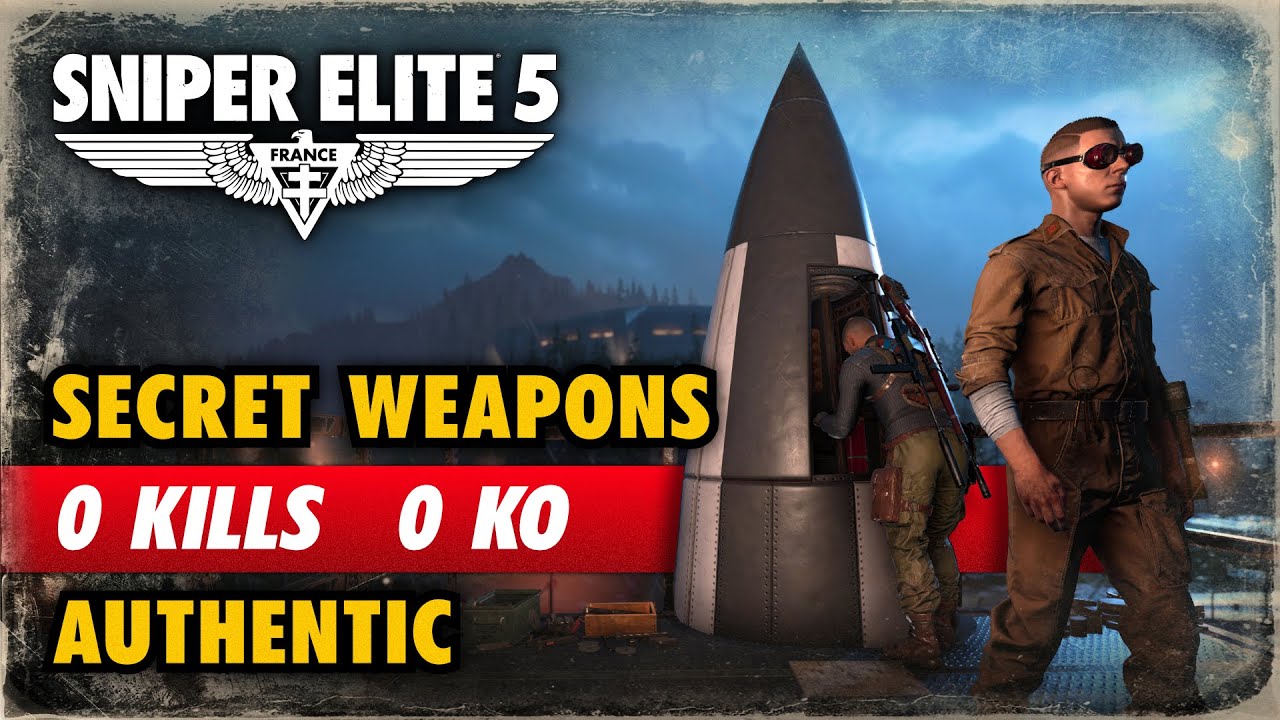 Sniper Elite 5: Secret Weapons - Ghost, 0 Kills, No KO, Authentic