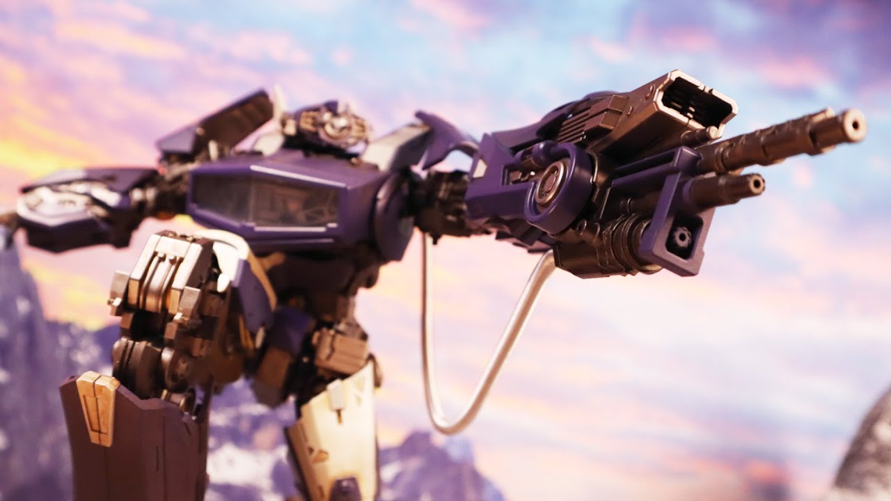 BingoToys BT-01 Silencer (Bumblebee Movie Shockwave) [Transformers Stop Motion Animation]
