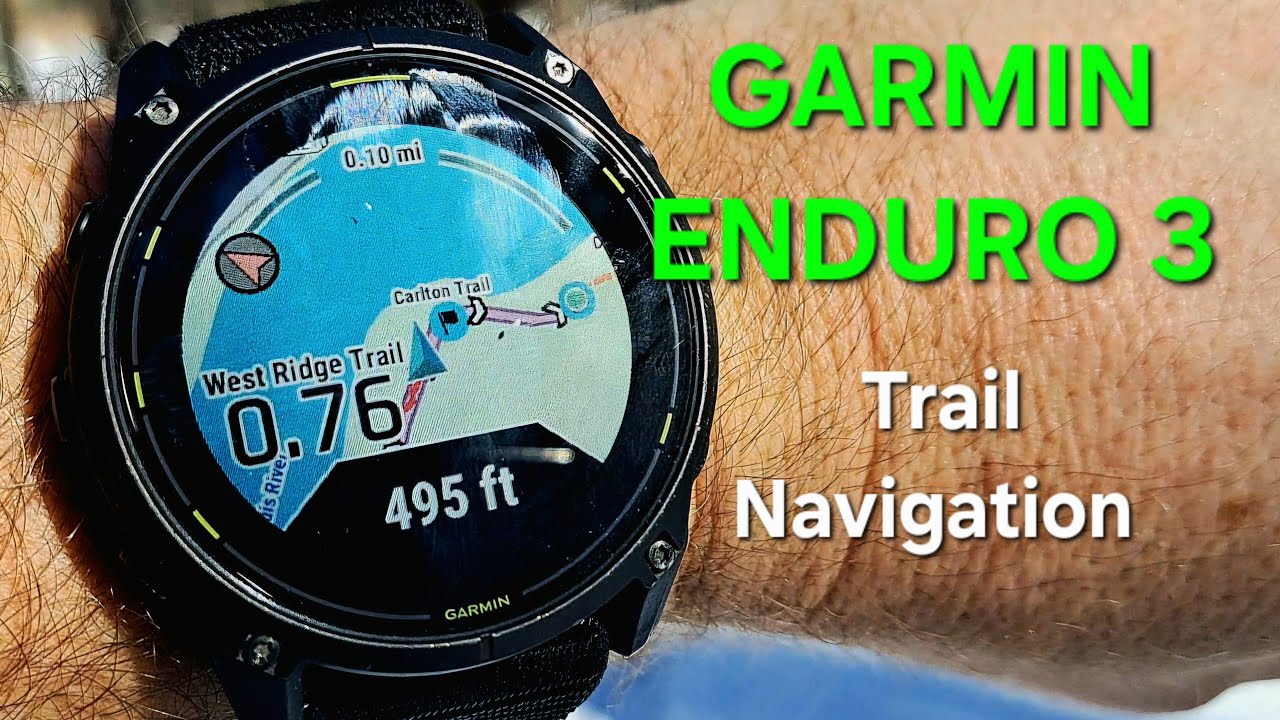 Garmin Enduro 3 Trail Navigation