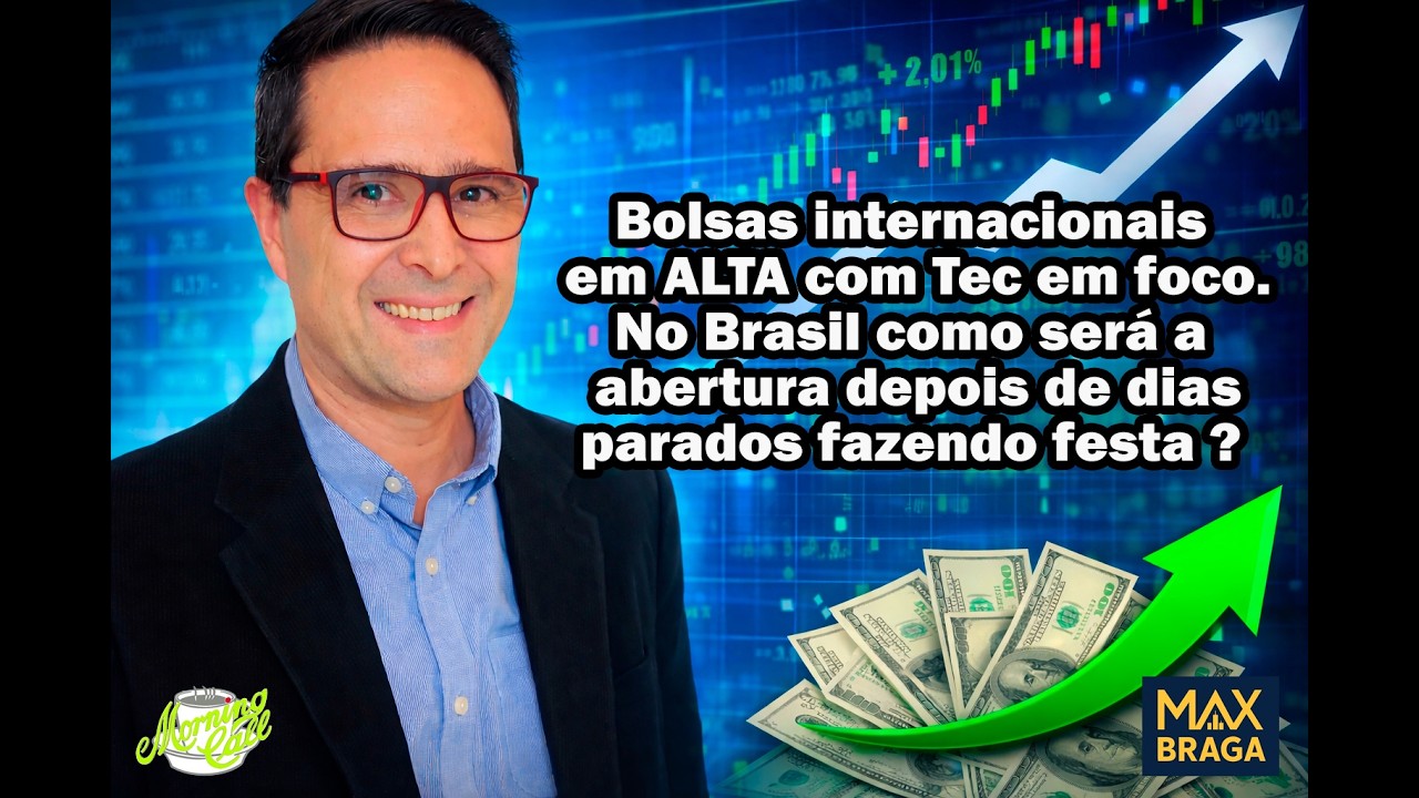 Futuros de NY sobem com alívio em ações de tecnologia e com ata do Fed no radar; Brasil como abre ?