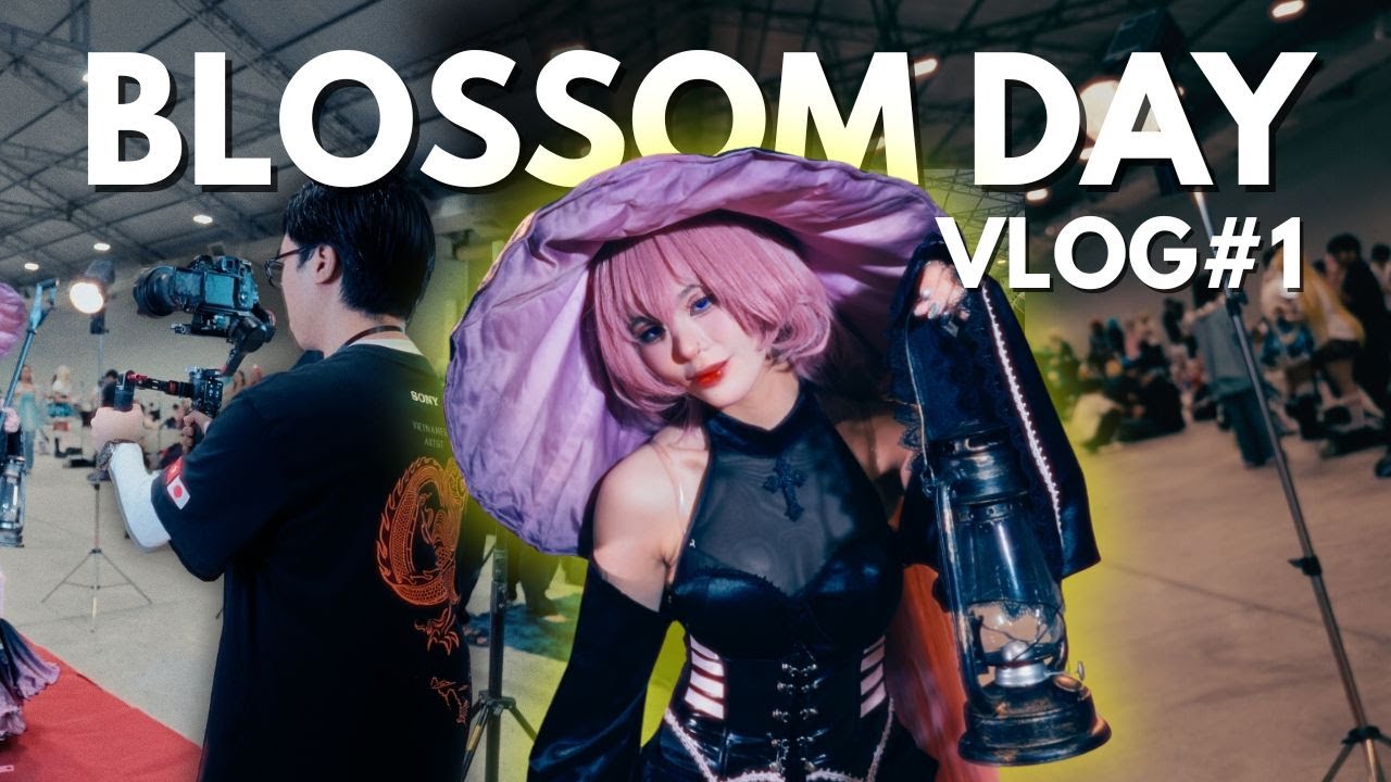 VLOG #1 | Trải nghiệm Lễ hội Cosplay Blossom Day 2025 🌸| Quá trời Cosplayer luôn!