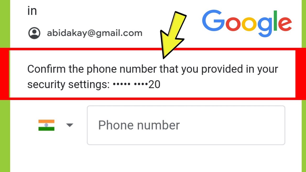 Исправьте Google || Подтвердите номер телефона, указанный в настройках безопасности. Проблема реш...