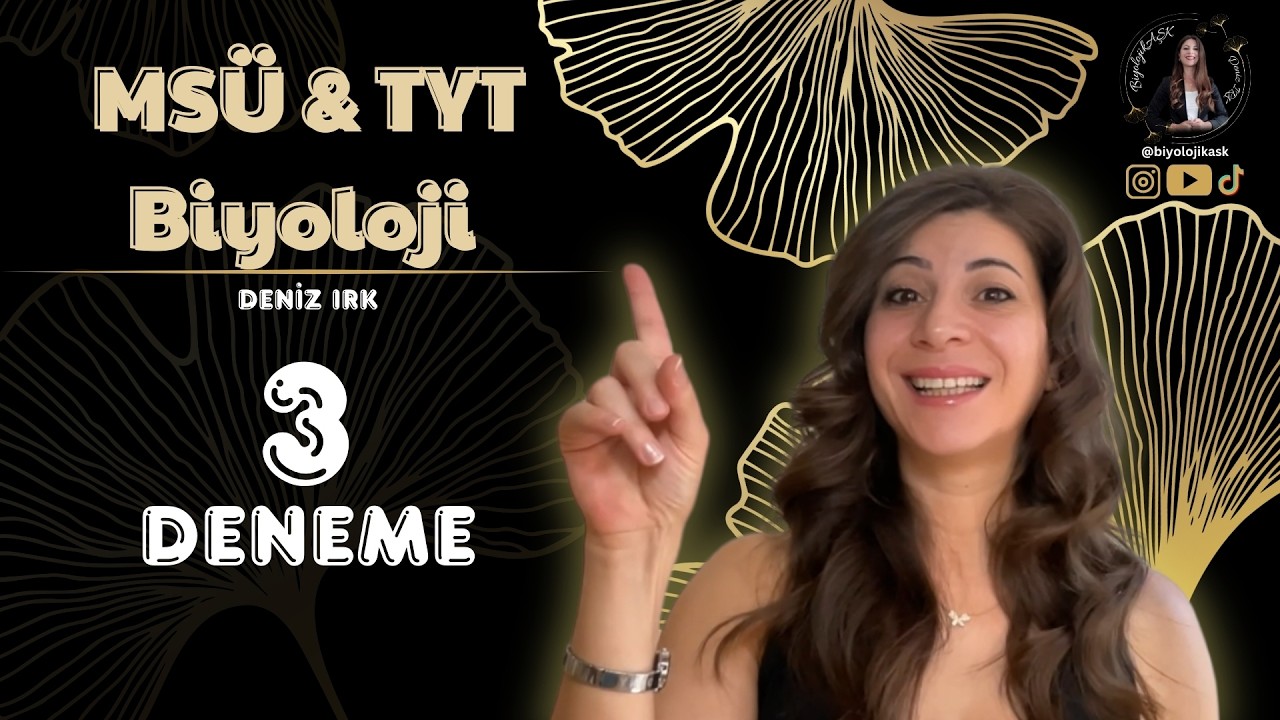 MSÜ-TYT Biyoloji 3. Deneme