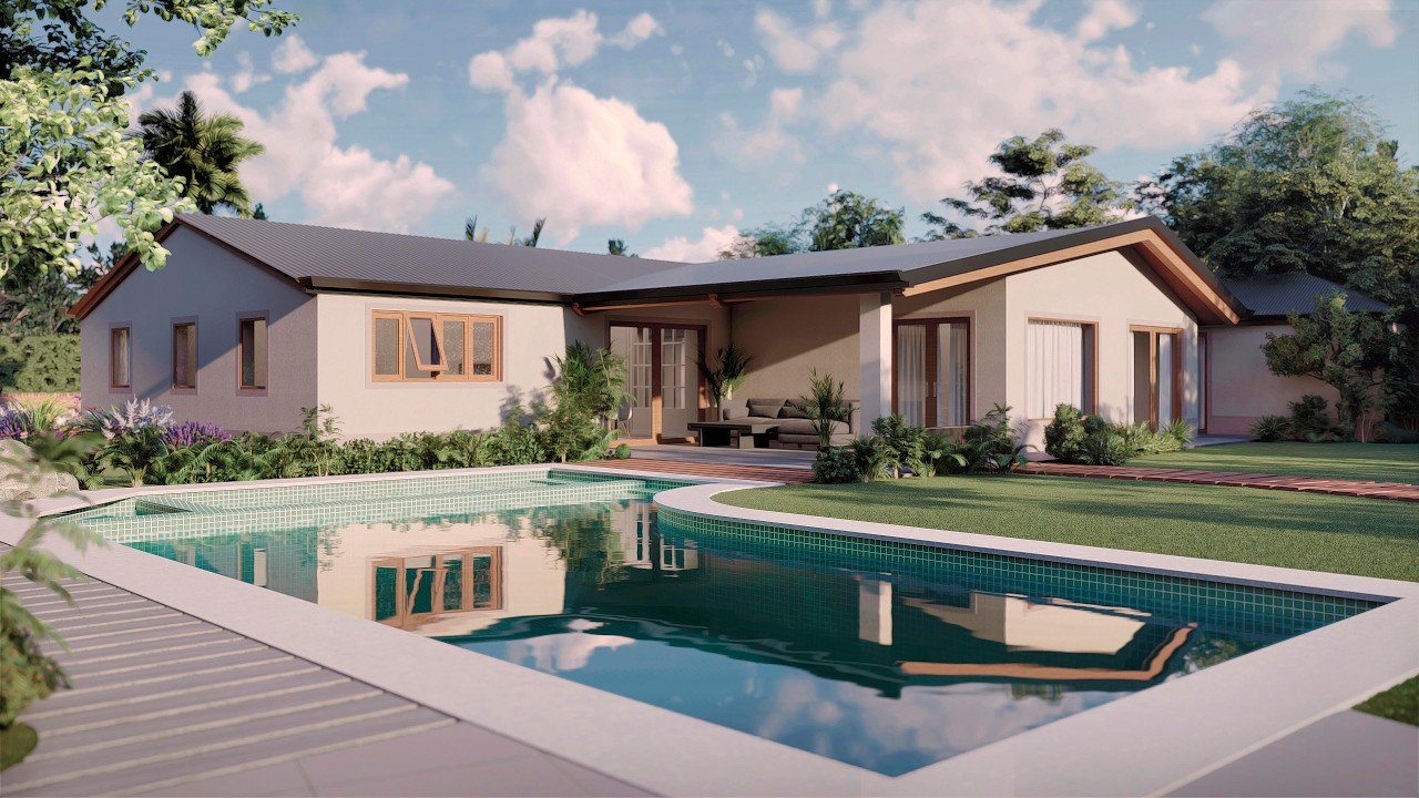 Proyecto Casa Quinta 01 - RENDER ARGENTINA