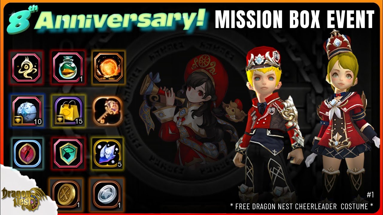 Dragon Nest SEA - 8TH ANNIVERSARY DRAGON NEST SEA MISSION BOX EVENT ( 2025.09.09 ) #part1