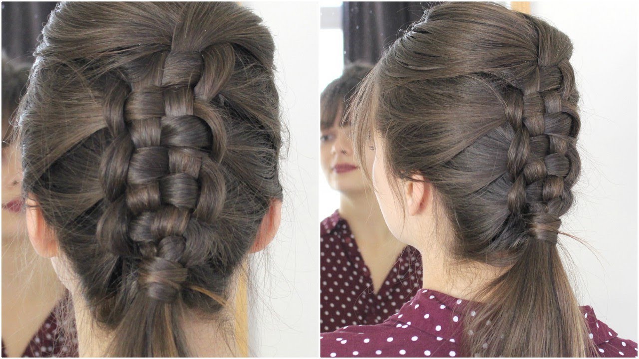 Zipper Braid Your Own Hair | Tutorial