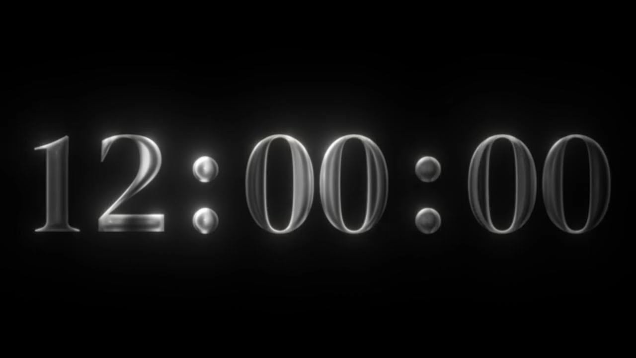12 Hour timer | 720 minutes timer | metallic material timer