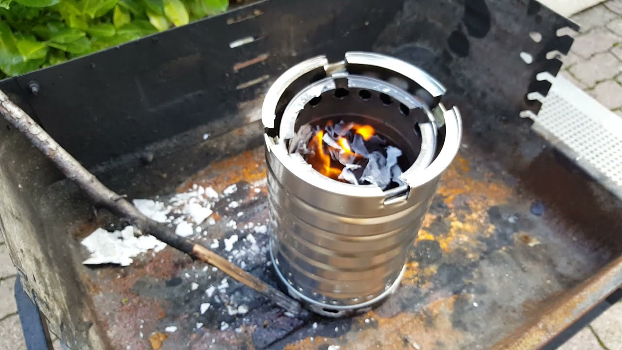 👉Fabriquer un réchaud à bois double paroi !