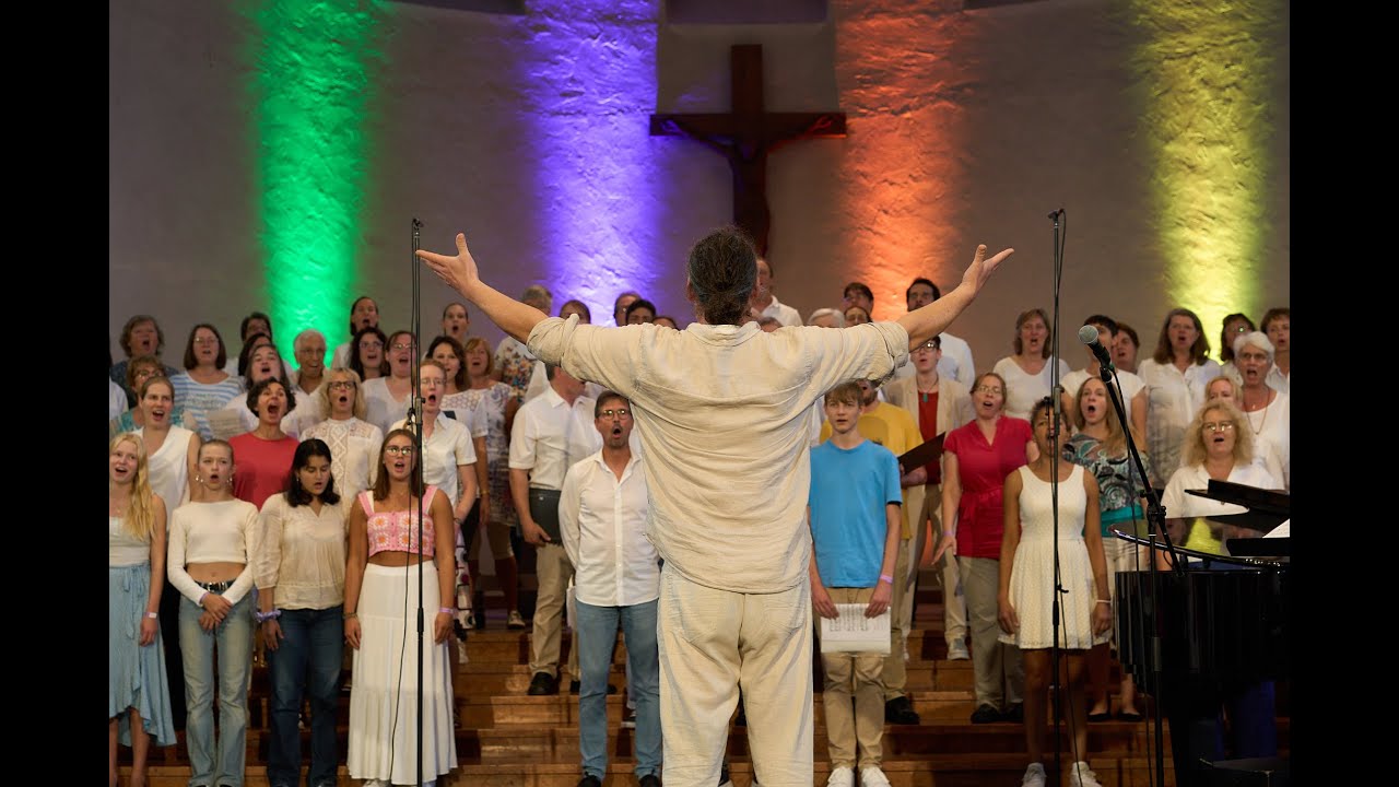 24. Gospelchortreffen 2023 Abschlussauftritt