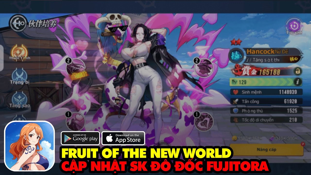 Fruit of the New World - GAME ONEPIECE VỚI BỘ EVENT CHƠI SIÊU CUỐN, CẬP NHẬT ĐÔ ĐỐC FUJITORA