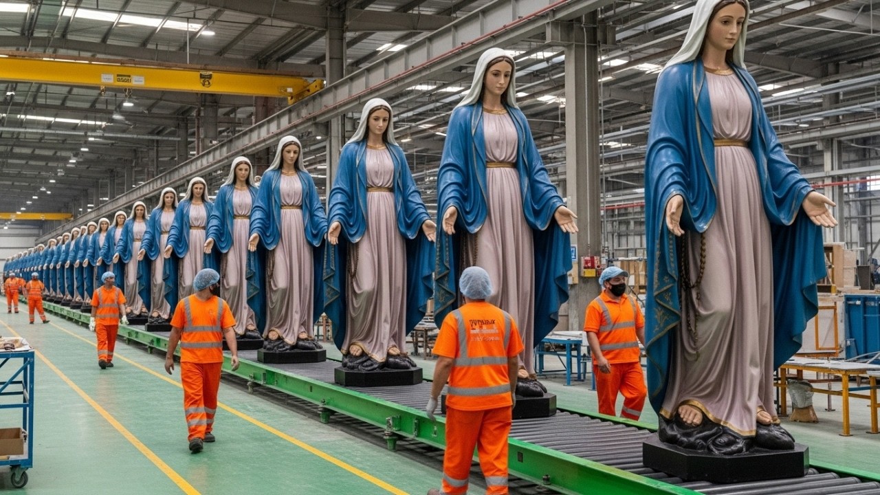 Inside the Virgin Mary Image Factory | How Virgin Mary Images Are Made