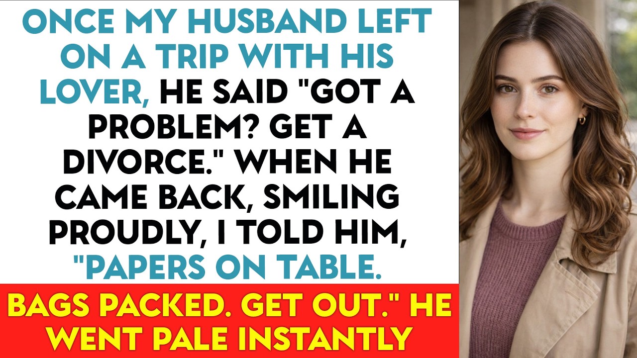 Husband Left On A Trip With His Lover, Said “Got A Problem? Get A Divorce” When He Came Back, Smilin