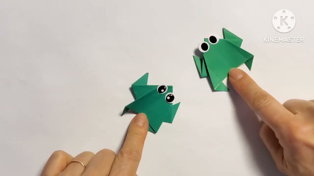 쉬운 개구리접기/ origami frog/ 봄관련 종이접기/ 치매예방만들기