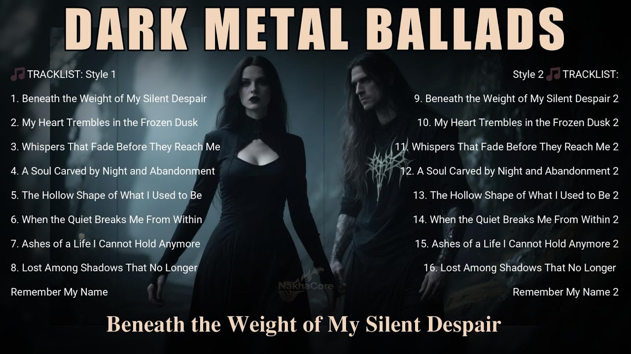 🔥 Dark Metal Ballads That Bleed Slowly | A Melancholic Gothic Doom Journey