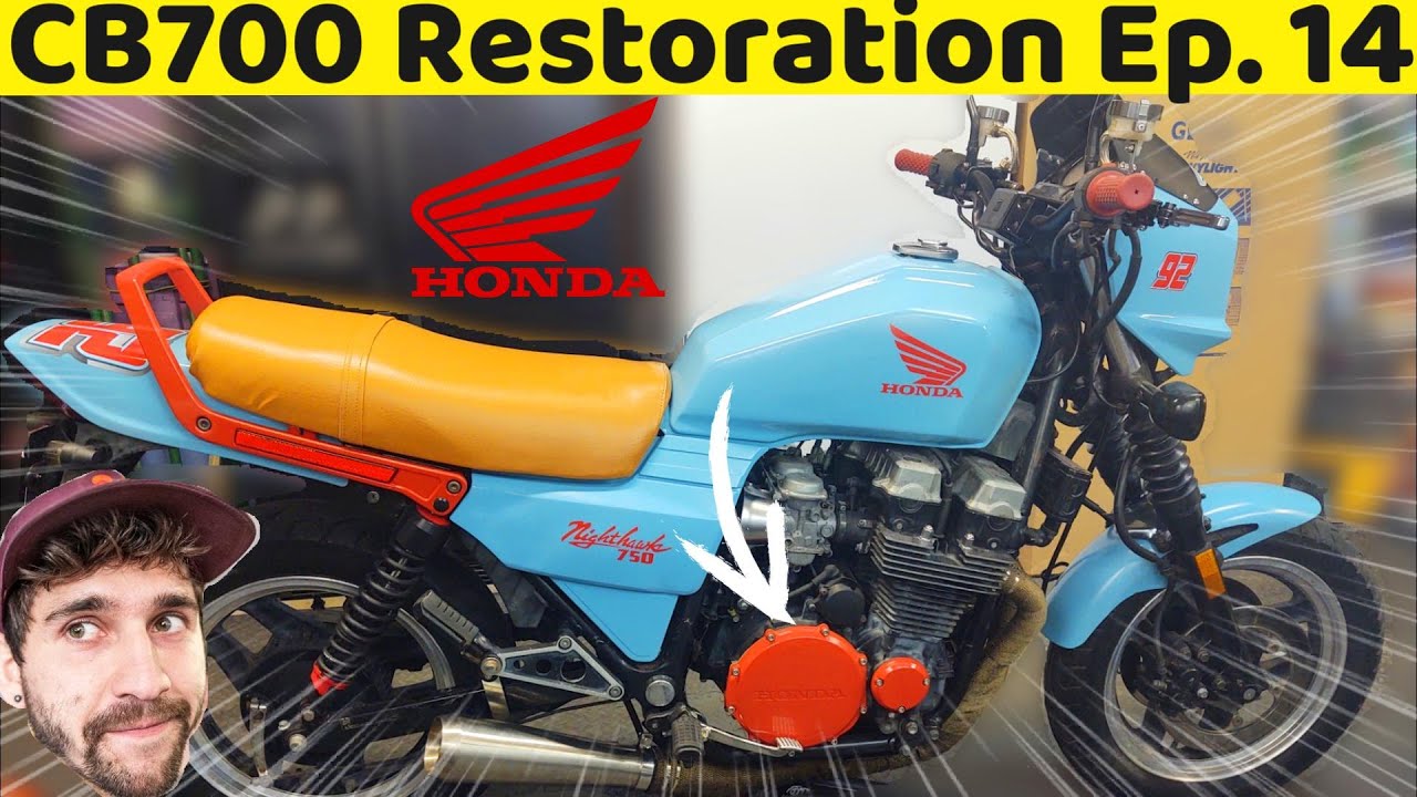 HOW TO PAINT ENGINE SIDE COVERS | Classic Honda Motorcycle Restoration