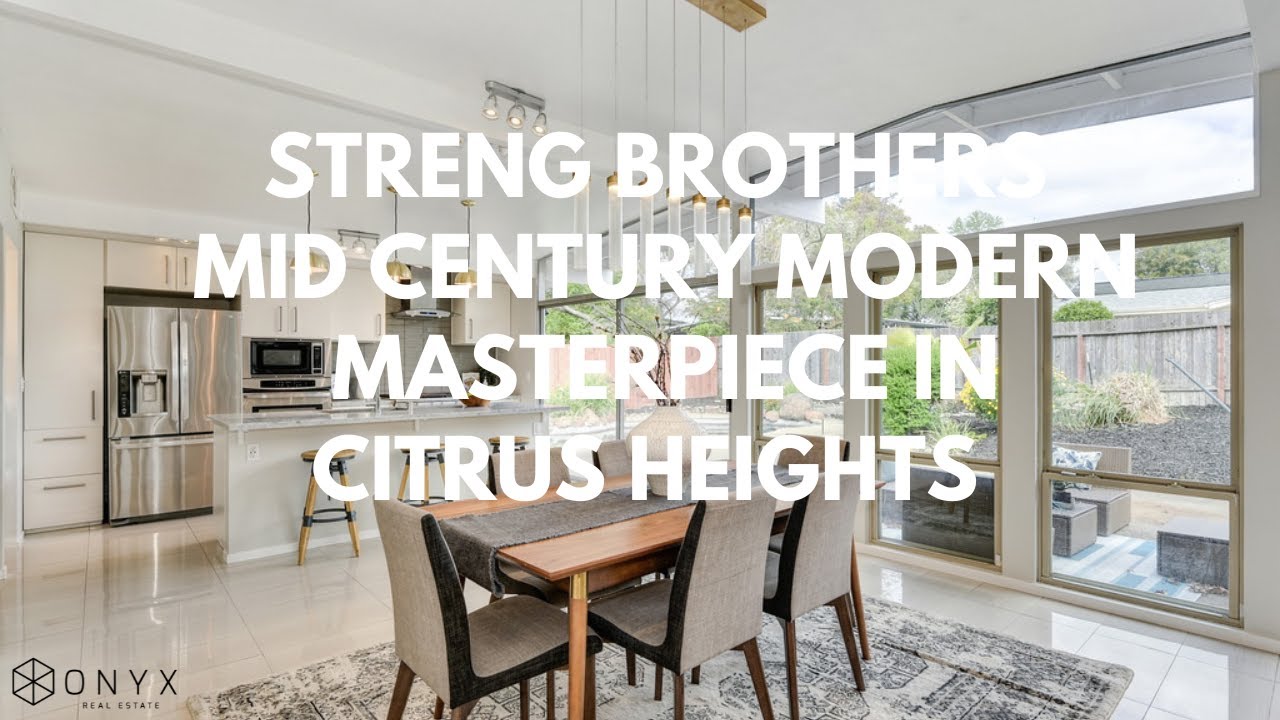 Streng Brothers Mid Century Modern Masterpiece | 7746 Eastgate, Citrus Heights | The BEST CA Living