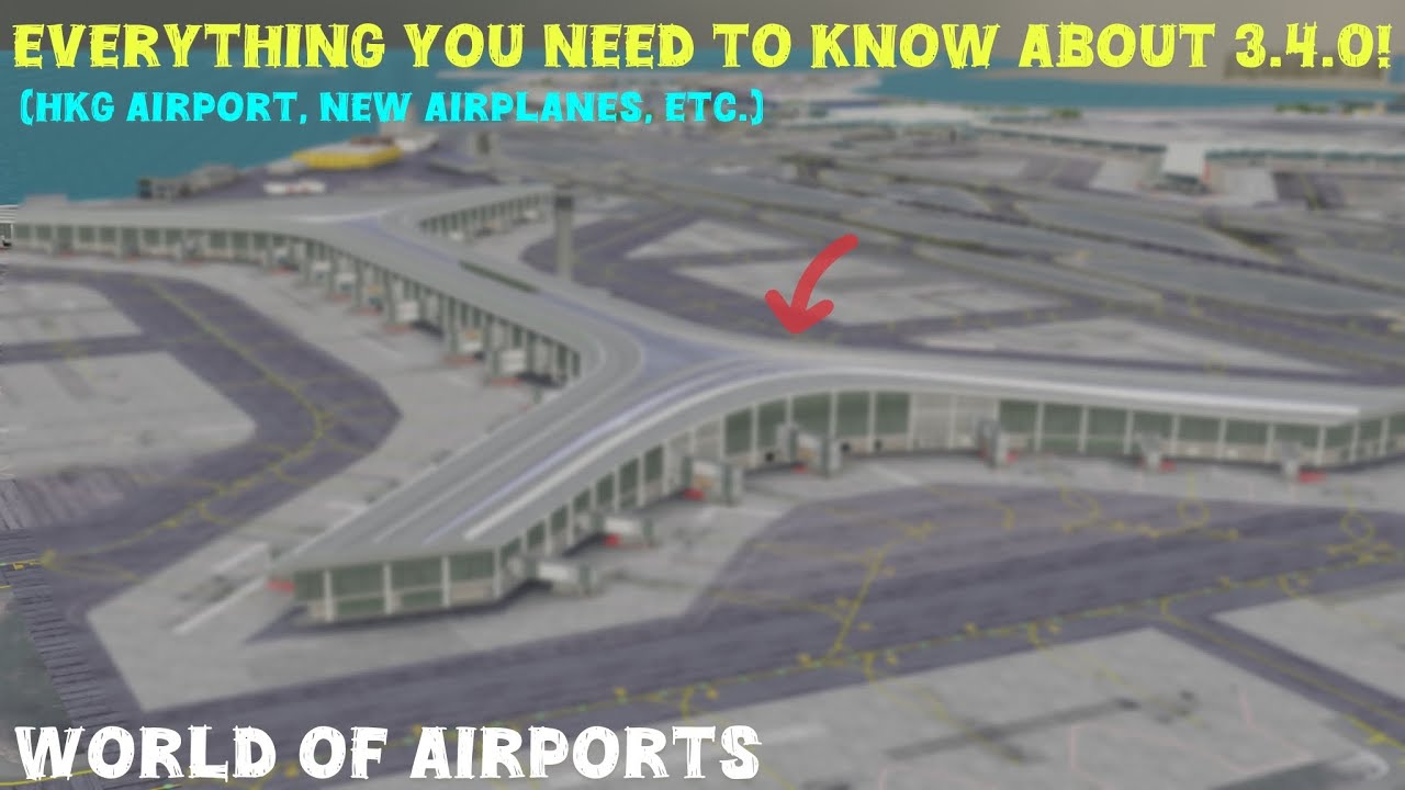 World of Airports 3.4.0 Update Leaks - New Airport | New Airplanes!