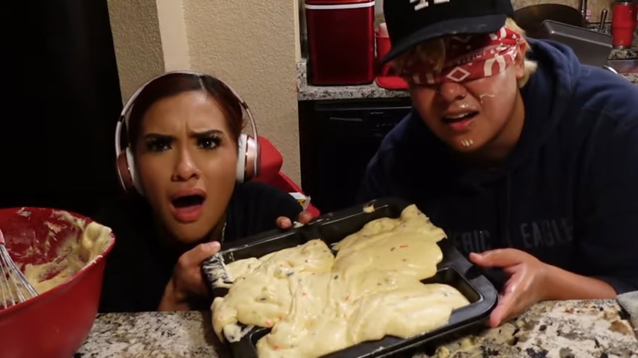 baking a cake deaf & blind! (ft ruby)