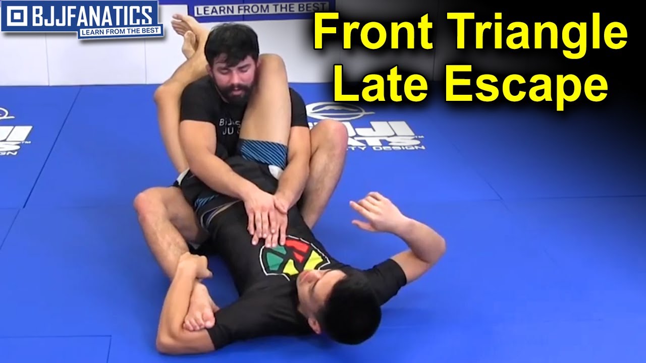 Поздний выход из переднего треугольника &mdash; техники BJJ Гарри Тонона