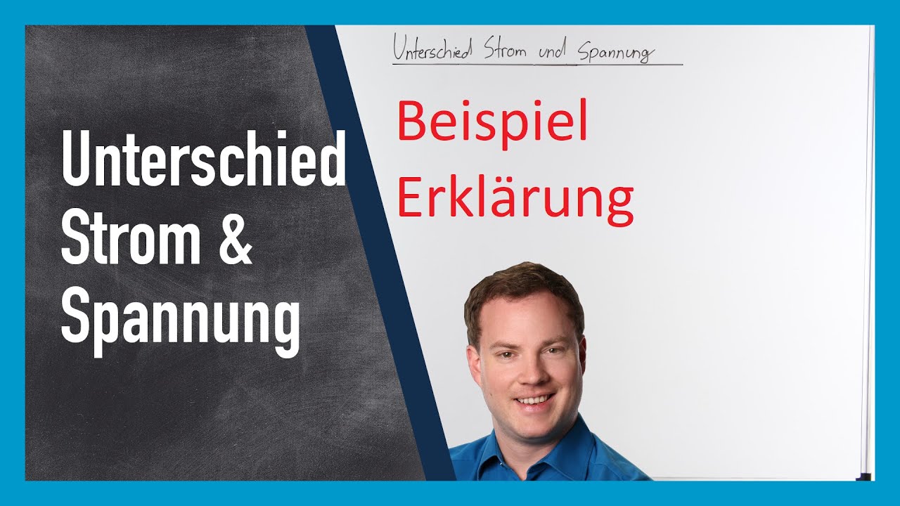 Unterschied Strom und Spannung