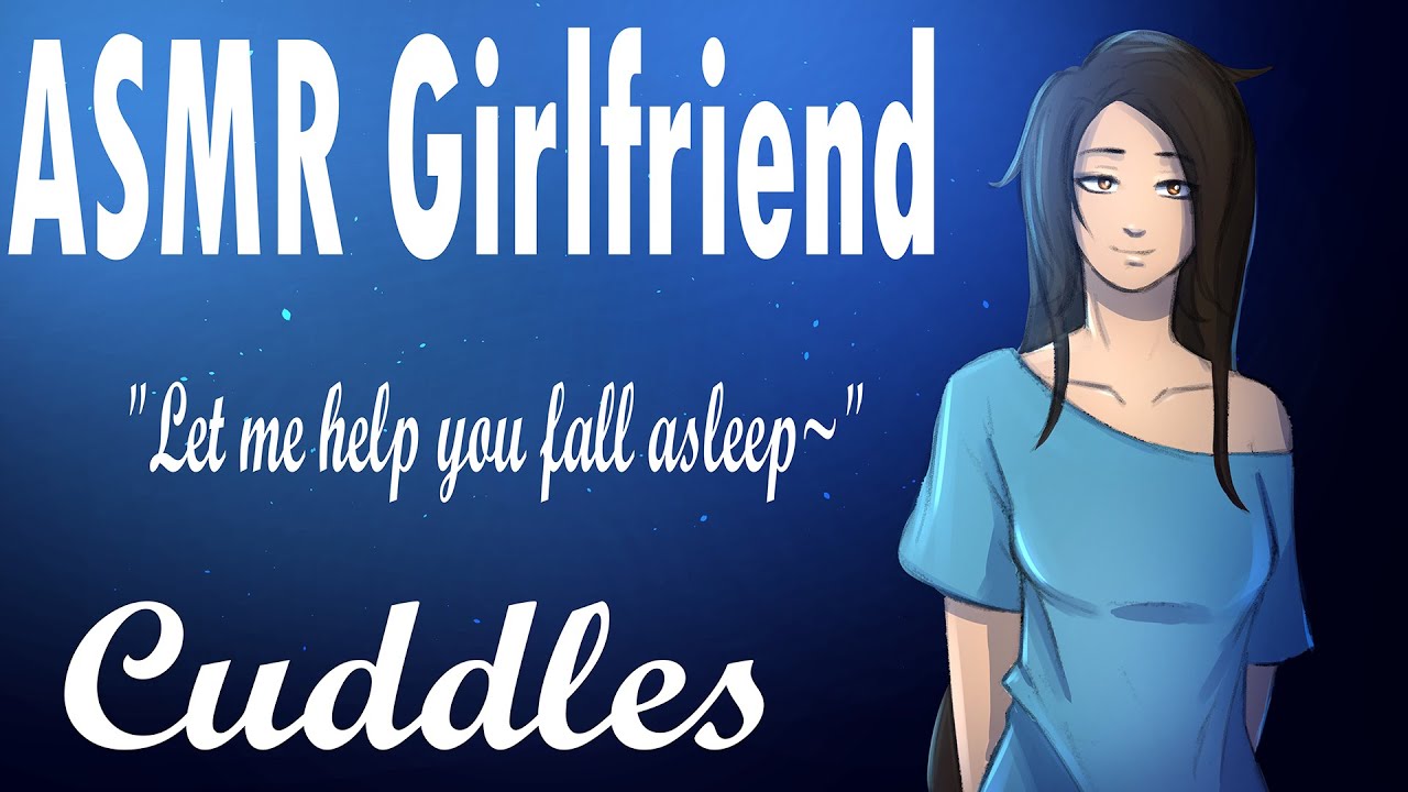 |ASMR| Girlfriend Helps You Fall Asleep💜|Cuddles| |Comfort| |Back Rubs| |Heart Beat|