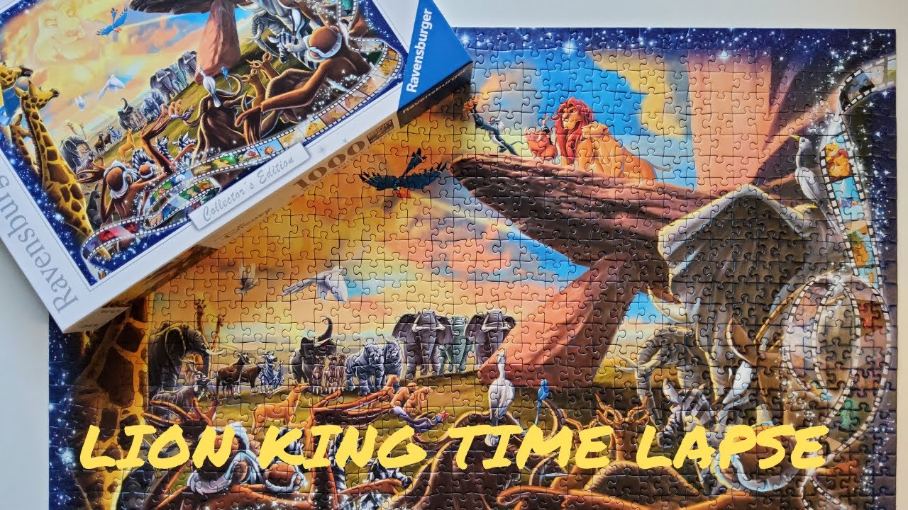 Disney Lion King Puzzle Time Lapse (Oddly Satisfying)