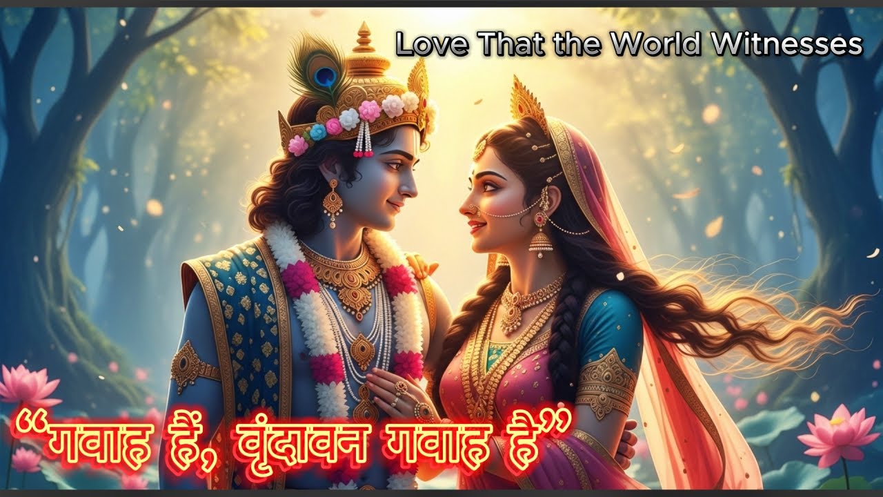 गवाह है वृंदावन गवाह है | Radha Krishna Divine Love | राधा-श्याम का अनंत प्रेम