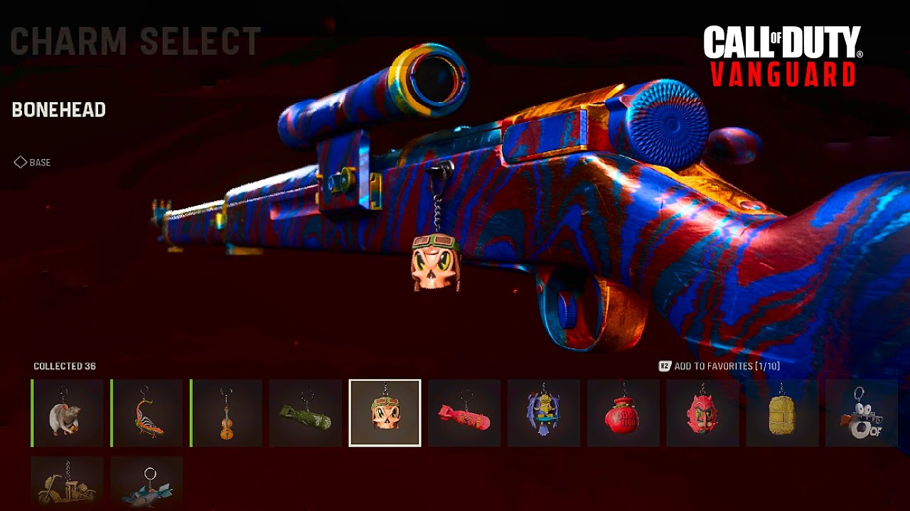 COD VANGUARD: Every HIDDEN SECRET Weapon Charm Showcase