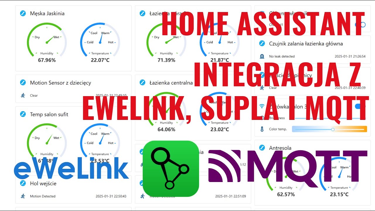 2025R007🔧 Home Assistant - Integracja z eWeLink, Supla i MQTT | Zwiększanie autokonsumpcji!